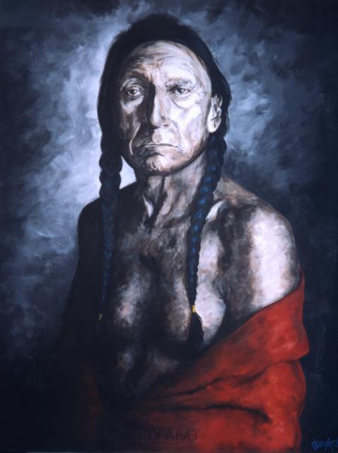native american indian portrait